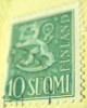 Finland 1954 Heraldic Lion 10m - Used - Gebruikt