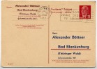 DDR P65A Antwort-Postkarte ZUDRUCK #1-2  Sost. SOCIAL SECURITY ROCHESTER USA 1960 - Cartoline Private - Usati