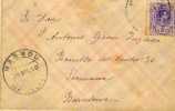 3538  Carta Masnou Barcelona 1910  Cover - Storia Postale