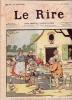 REVUE LE RIRE - OCTOBRE 1895 -  N° 49 - CHASSE - FEMME - ILLUSTREE PAR RABIER , FAIVRE - Magazines - Before 1900