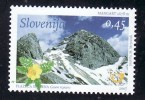 1094/ Slowenien Slovenia 2007 Mi.No. 635 ** MNH  Berge Mountains Rose Flower Alps Alpe - Klimmen