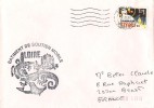 DANEMARK LETTRE POSTE NAVALE DU BATIMENT DE SOUTIENT MOBILE  LOIRE DE 1993 - Storia Postale