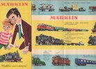 B0765  Depliant Novità TRENI CATALOGO MARKLIN 1960/GIOCATTOLI MODELLISMO FERROVIARIO/LOCOMOTIVE - Locomotives