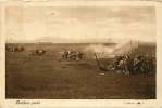 Artillerie Portée  Batterie Au Tir   Voyagée - Manoeuvres