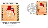 Wallis Et Futuna   FDC   Enveloppe Premier Jour   Délégué Du Médiateur De La République  26 Sept.01 - FDC