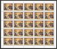 Jugoslawien – Yugoslavia 1992 Telephone Service In Novi Sad, Subotica And Zrenjanin Full Sheet Of 25 MNH; Mi. 2561 - Unused Stamps