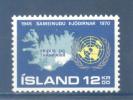 (SA0582) ICELAND, 1970 (25th Anniversary Of United Nations). Mi # 449. MNH** Stamp - Ungebraucht