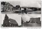 K 24  / DEPT 95 CPSM FORMAT BEZONS MULTIVUES GRAND CERF HOTEL DE VILLE PONT EGLISE - Bezons