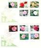 China Chine 1979 Camellias Of Yunnan Flowers Complete Set On 2 Cacheted FDC - ...-1979