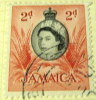 Jamaica 1956 Queen Elizabeth II And Pineapples 2d - Used - Jamaica (...-1961)