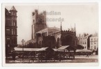 CAMBRIDGE ENGLAND UK, UNIVERSITY CHURCH - MARKET HILL, C1920s Vintage Antique Real Photo Postcard RPPC [c2151] - Cambridge