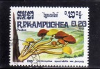 CAMBODIA KAMPUCHEA CAMBOGIA 1985 MUSHROOMS GYMNOPILUS SPECTABILIS JUNONIA MUSHROOM FUNGHI FUNGO 50c USED - Kampuchea