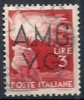 1945-47 TRIESTE AMG VG USATO DEMOCRATICA 3 LIRE - RR10718-2 - Used