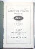 LIVRET 1932 CARTE DE FRANCE ROUTIERE FORD EN 27 COUPURES ETABLISSEMENTS ROYAU ANGOULEME BARBEZIEUX RUFFEC COGNAC NANTES - Roadmaps