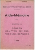 Aide-mémoire école D´application Du Génie Ordred Comptes-rendus Reconnaissances - Allemand