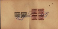 CHINA CHINE X.8.21 JIANGSU SUZHOU   REVENUE STAMP DOCUMENT - Other & Unclassified