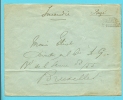 Brief Met Naamstempel FRASNES-LEZ-BUISSENAL Met Pen Geschreven   PAYE  !! - Fortune Cancels (1919)