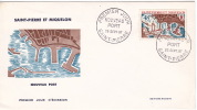 SPM 1967  Le Nouveau Port  Maury 387  FDC Non Adressé - FDC