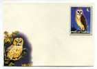 ENTIER POSTAL  COREE HIBOU CHOUETTE - Owls