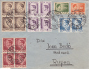 INFLATION, NICE STAMPS, 1947, COVER, ROMANIA - Lettres & Documents