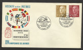 Espagne Championat Monde Hockey Cachet Commémoratif 1960 Spain Hockey Event Postmark - Hockey (su Erba)