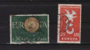 ITALIE:  « EUROPA»,  N°765 /  822 (2 Timbres) - Sonstige & Ohne Zuordnung