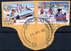 Australia 2010 Long Weekend 1950s & 1990s Self-adhesives On Piece - ORROROO, SA 5431 - Used Stamps