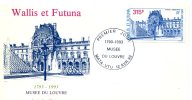Wallis Et Futuna       FDC       Premier Jour     Musée Du Louvre          12 Avril.93 - FDC