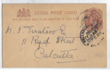 ENG11 - INDIA ,  Intero Viaggiato  . Poco Fresco - 1902-11  Edward VII