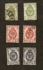 Z1-1-1. Russia, Coat Of Arms - Eagle - 1881 - 1885 - Lot - Set Of 6 - 2 & 3 & 7 Kop - Gebraucht