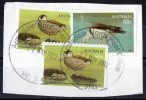 Australia 2012 Waterbirds 60 Ducks Self-adhesive Trio On Piece -Armadale North VIC 3143 - Usati