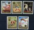 Burundi ** N° 503 à 507 - J.O. De Munich (cheval-arçons, Javelot, Escrime, Cyclisme, Perche) - Unused Stamps