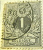 Belgium 1884 Belgian Lion 1c - Used - 1869-1888 Lion Couché (Liegender Löwe)