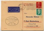 Dedication Airport JORDAN MT 1966 On East Germany Reply Postal Card  P65 A Special Print #5 - 3c. 1961-... Briefe U. Dokumente