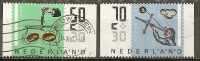 Pays-Bas Netherlands 1985 Timbres Du Carnet Instruments Stamps From Booklet Obl - Carnets Et Roulettes