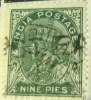 India 1932 King George V 9p - Used - 1911-35 Koning George V