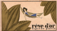 Carte Parfumée/Rêve D´OrCalendrier/L-T PIVER/Paris/1929            PARF17 - Autres & Non Classés