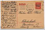 BAYERN P104 Postkarte Nürnberg - Kötzschenbroda 1919  Kat. 5,00 € - Ganzsachen