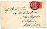 Bomby 2 Stamps 1934 India Old Cover To USA - 1911-35 Koning George V