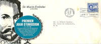 1963  Sur Martin Frobisher Sc 412  Schering  RARE French  Text Cachet - 1961-1970