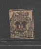GERMANY -HANOVER  1855 Used  Stamp 1/10 Thaler Black On Orange/yellow Nr. 7 - Hanover