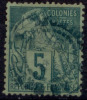 #12# COLONIES GENERALES N° 49 Oblitéré Ligne SV (Réunion) - Alphée Dubois