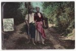 FARMERS COUPLE ROMANTIC WALK- FRANCE 1907s Postcard - AGRICULTURE-PEOPLE [s2492] - Autres & Non Classés