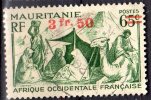 MAURITANIE - 1944: Timbre De 1938 Surchargé (N° 133 Obl.) - Ongebruikt