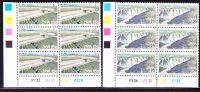 South West Africa - 1976 - Water And Electricity Supply - Complete Set Control Blocks Of 6 - Electricité