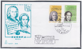 San Marino 1985 FDC Music Musique Musik, Johann Sebastian Bach, Vincenzo Bellini, Composer Compositeur - Used Stamps