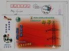 High Voltage Electric Transmission Tower,CN 05 State Grid Corporation Tongxiang Power Supply Bureau Pre-stamped Card - Electricité