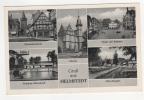 CPSM GRUSS AUS HELMSTEDT, HAUSMANNSTURM, JULEUM, MARKT MIT RATHAUS, WALBAD BIRKENTEICH, ALBRECHTSPLATZ,  ALLEMAGNE - Helmstedt