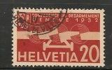 SWITZERLAND - AIR MAIL  - 1932  Yvert # A17 - USED - Gebraucht