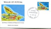 Wallis Et Futuna   FDC  Enveloppe 1er Jour    Centrale Hydrauelectrique    13 Avr.89 - FDC